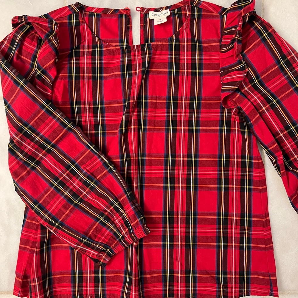 Plaid Crewcuts Blouse